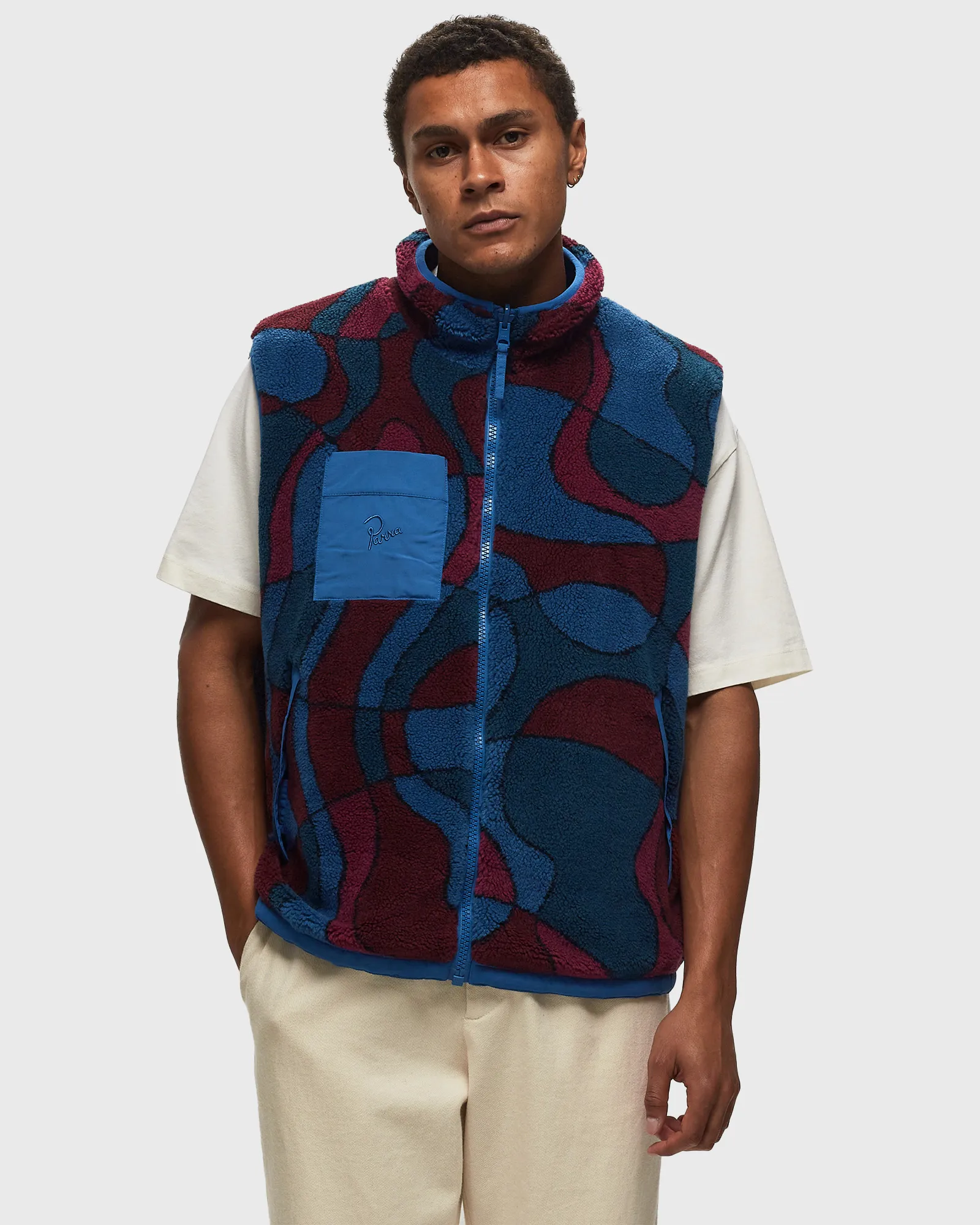 By Parra Trees In Wind Reversible Vest
