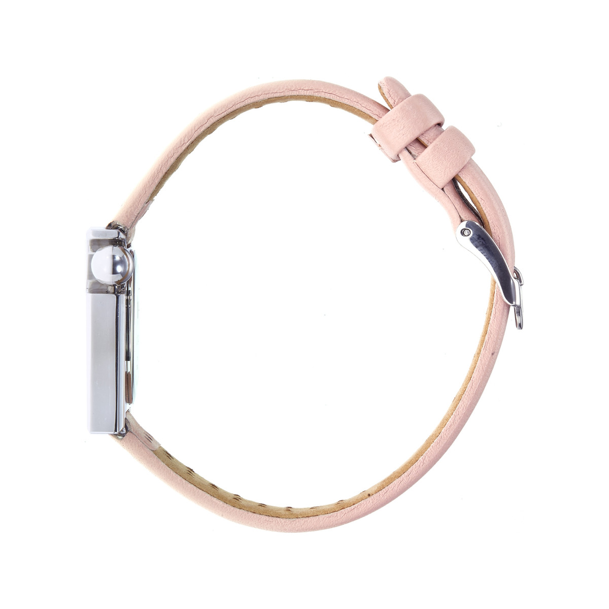 Montre Lip femme acier cuir rose