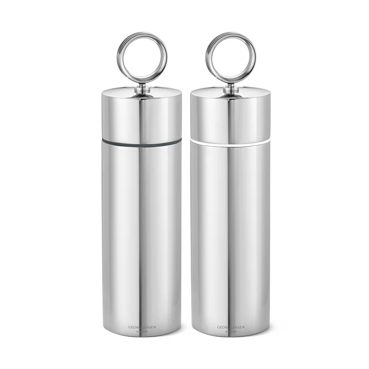 Georg Jensen - Bernadotte Salz- und Pfeffermühlen Set, Edelstahl
