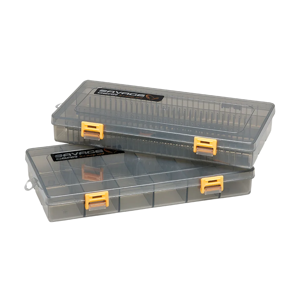 Savage Gear Savage Gear Flat Lure Box Smoke Kit Den Perfekte Store Slukboksen