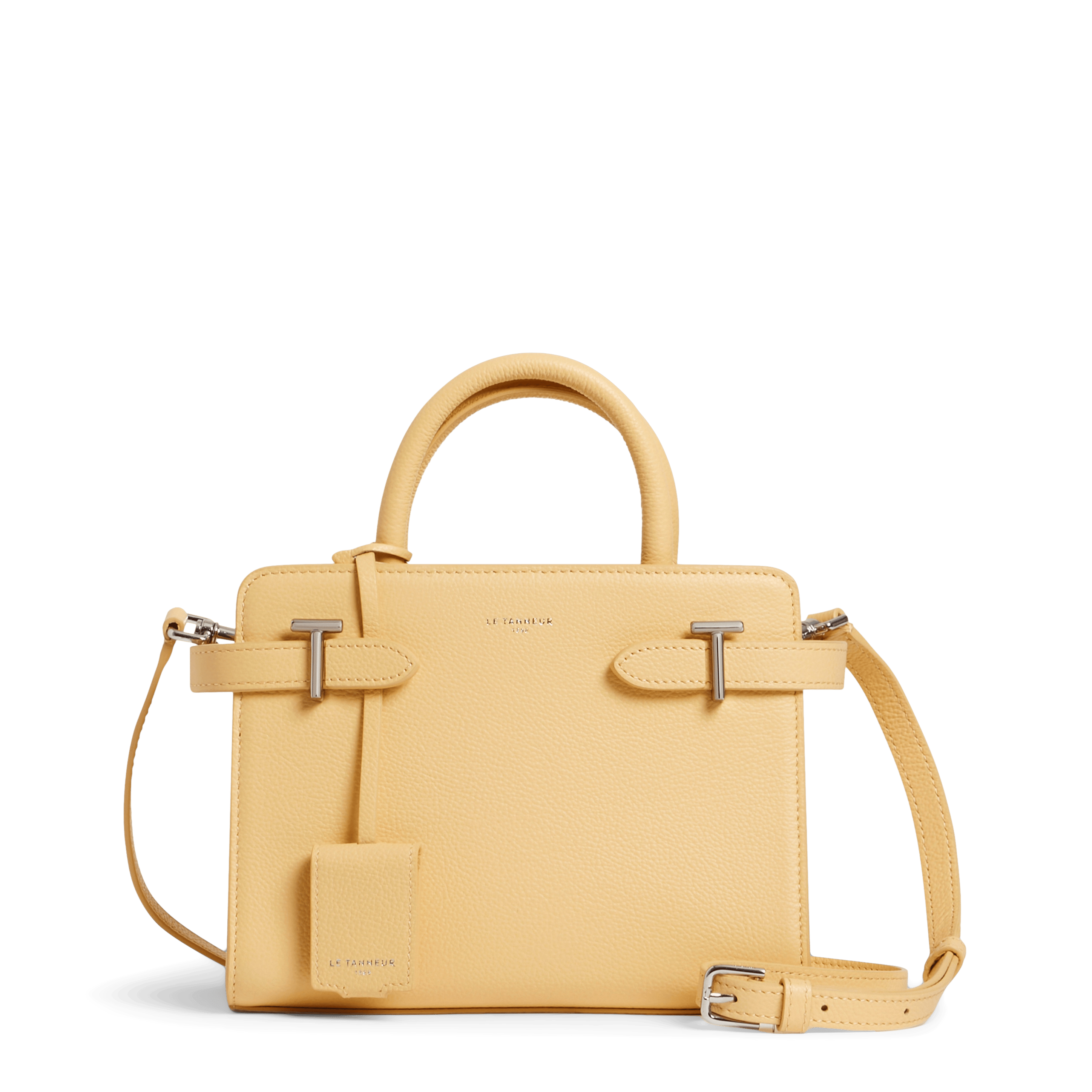EMILIE - Sac à main en cuir| Jaune