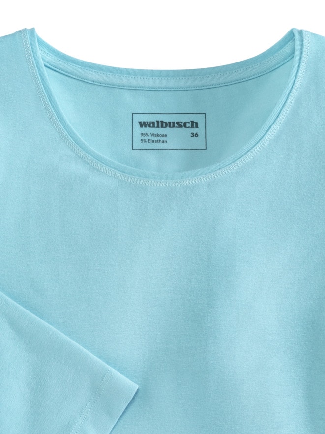 Viskose-Shirt Langarm