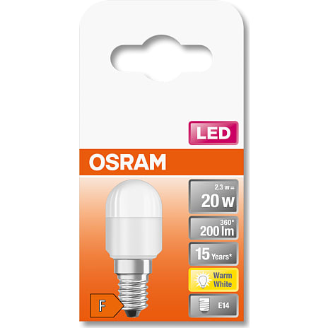 Osram LED pære 2,3W - varmt hvidt lys