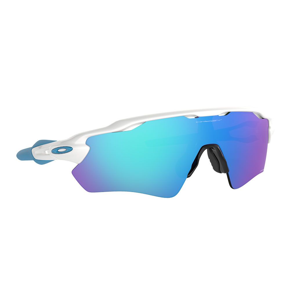 Oakley RADAR EV PATH - Lunettes de soleil polished white/prizm sapphire