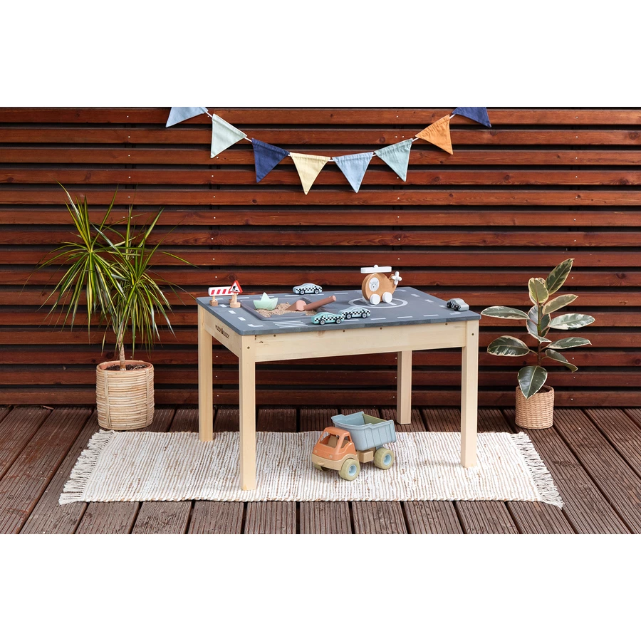 MUDDY BUDDY® Outdoor Spieltisch Race Runner, natur-lavagrau
