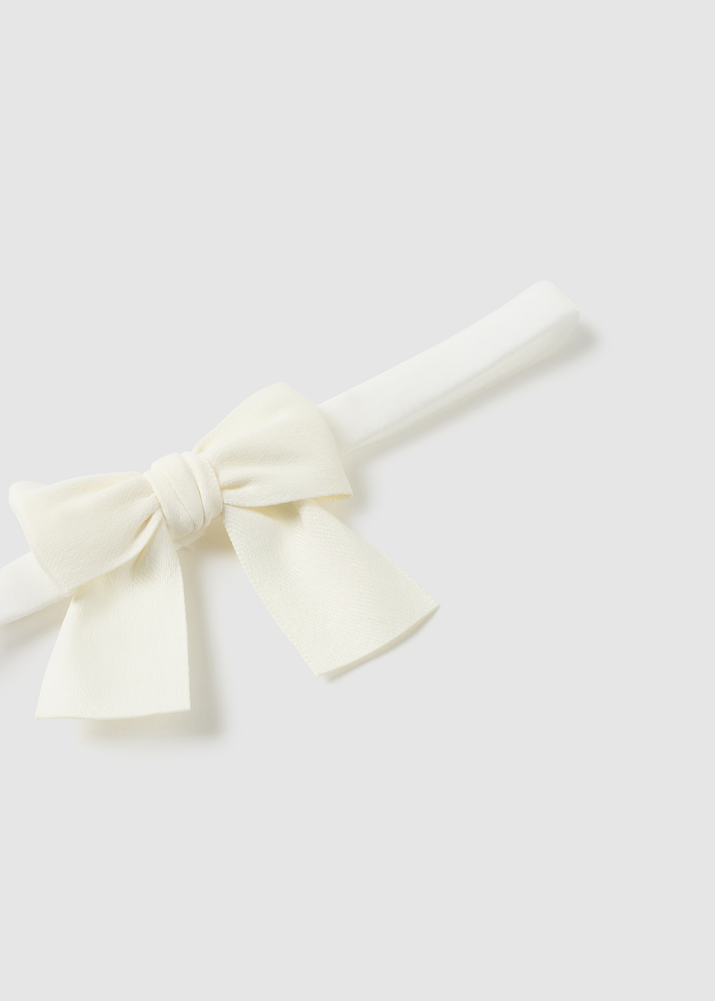 Faixa de cabelo elástica para bebê com laço