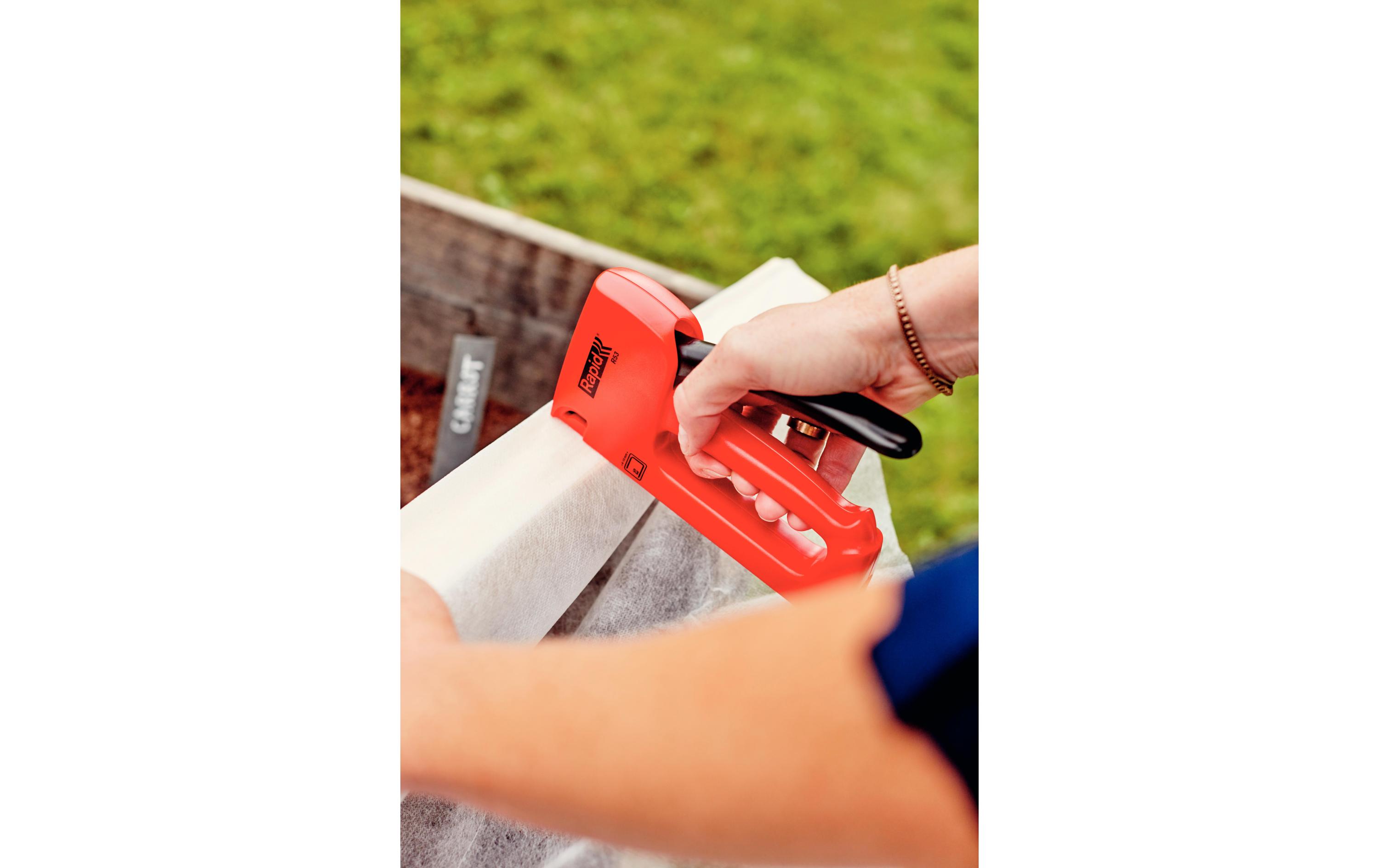 Handtacker R53Leichter, anwenderfreundlicher Handtacker für Hobby- und Heimwerkerprojekte