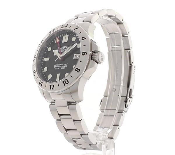 Depth Charge Stainless Steel Silvr Dial Dive Watch