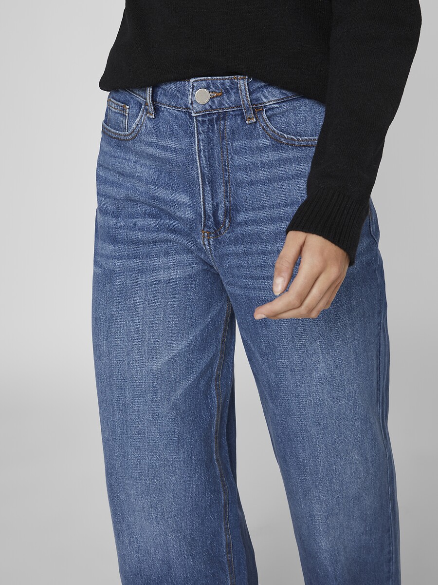 VILA<br>Calças jeans largas e de cintura alta