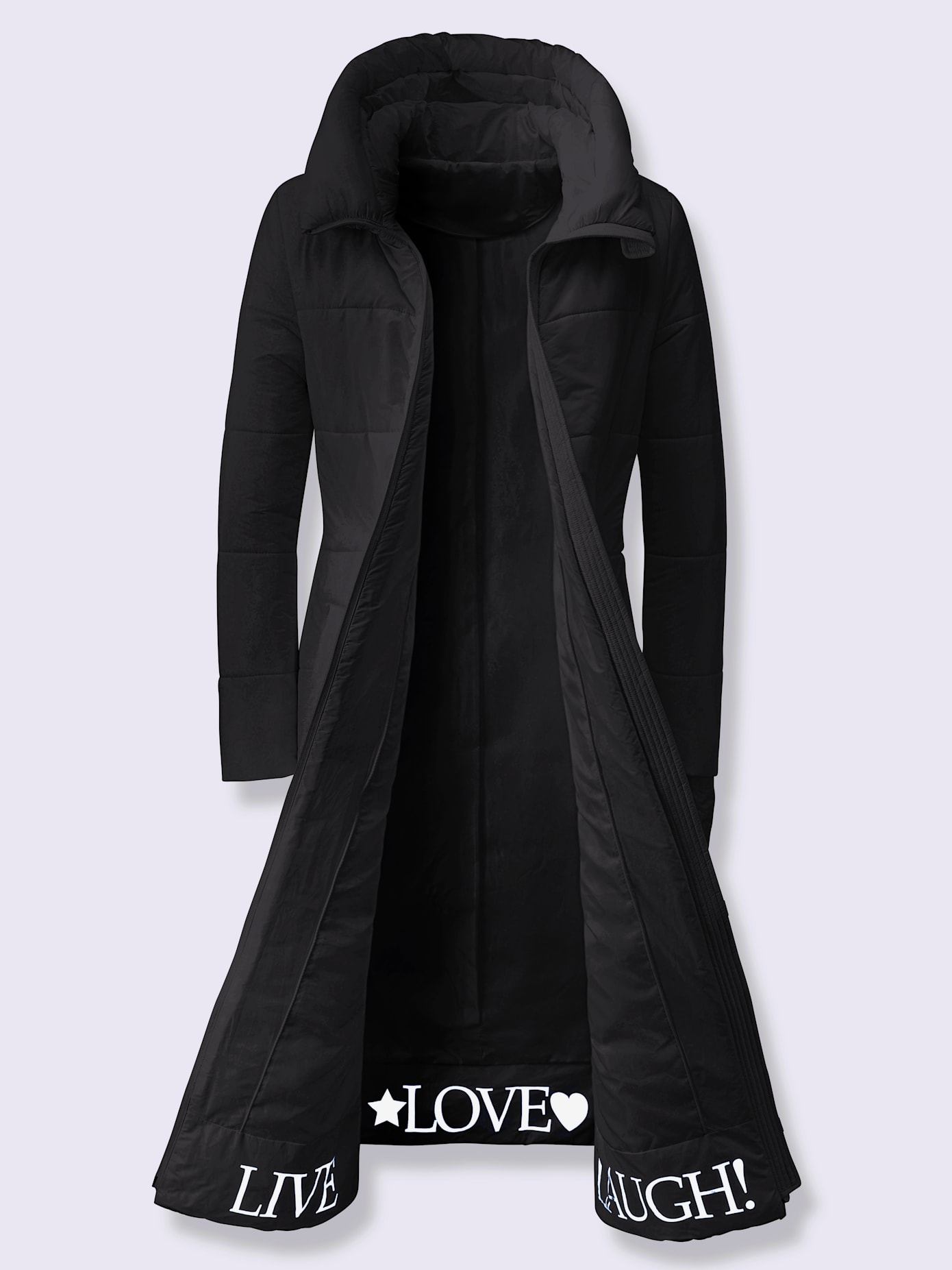 Manteau inscription tendance à l'intérieur