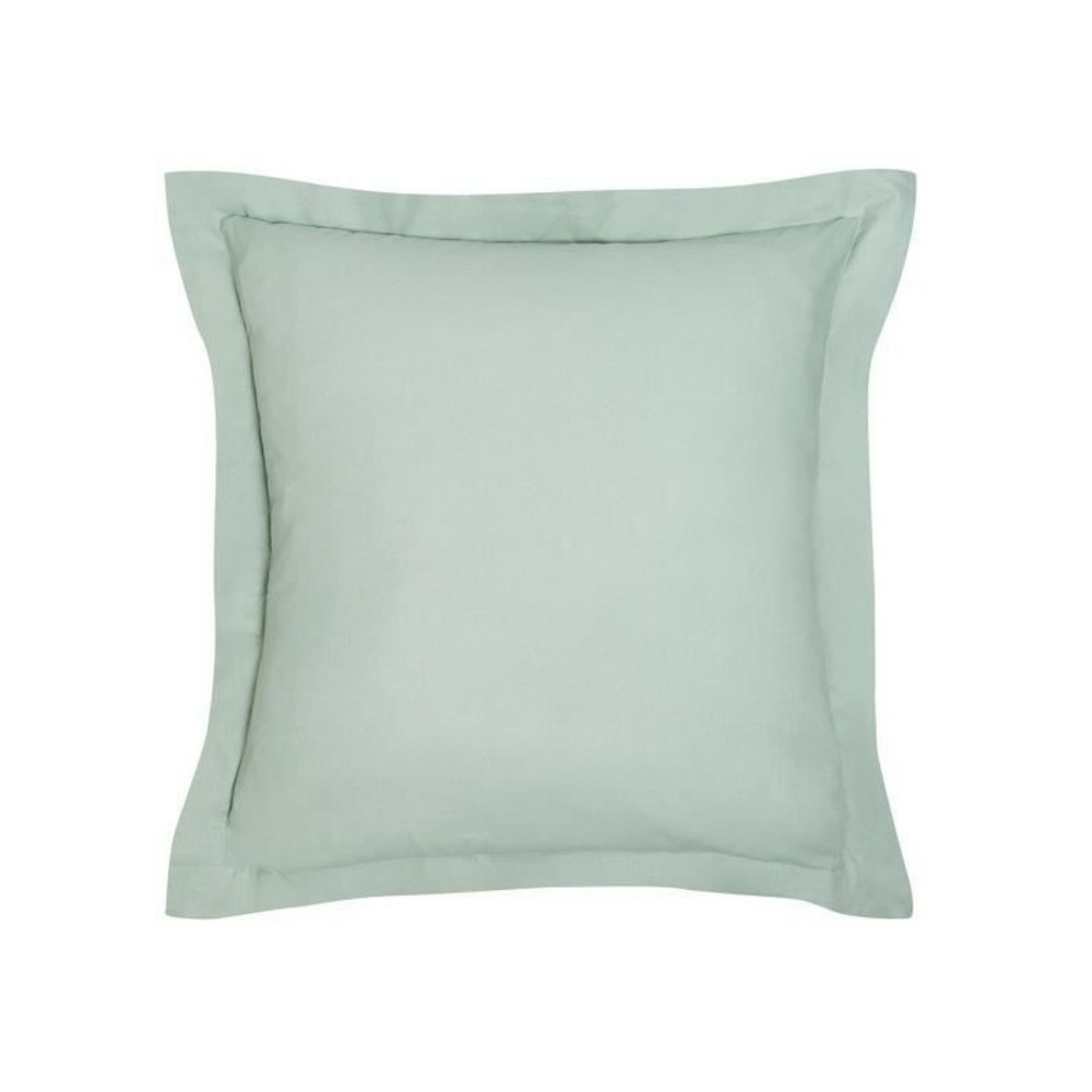 Taie d'oreiller essential - 63 x 63+5 cm - 100% coton uni - celadon