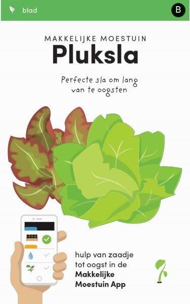 Makkelijke Moestuin groentezaad pluksla (Lactuca sativa var. crispa)