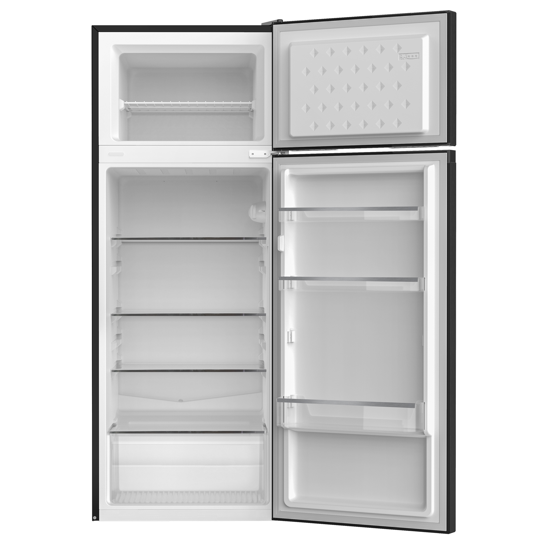 AMICA Kühl-Gefrierkombination DT 374 160 SW - schwarz - E