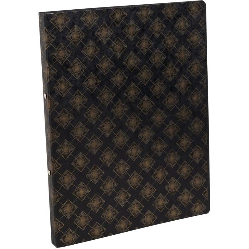 Classeur souple 2 anneaux 15mm carte lustrée Néo Déco - Couleurs assorties