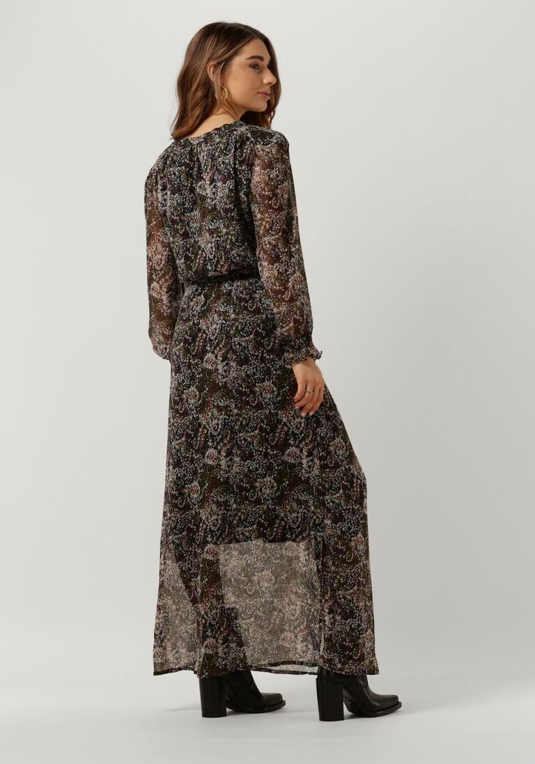 MKT STUDIO zwarte mkt studio maxi jurk rogette