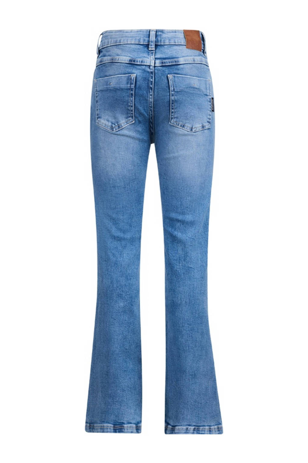Retour Jeans high waist flared jeans Sidi flare medium blue denim
