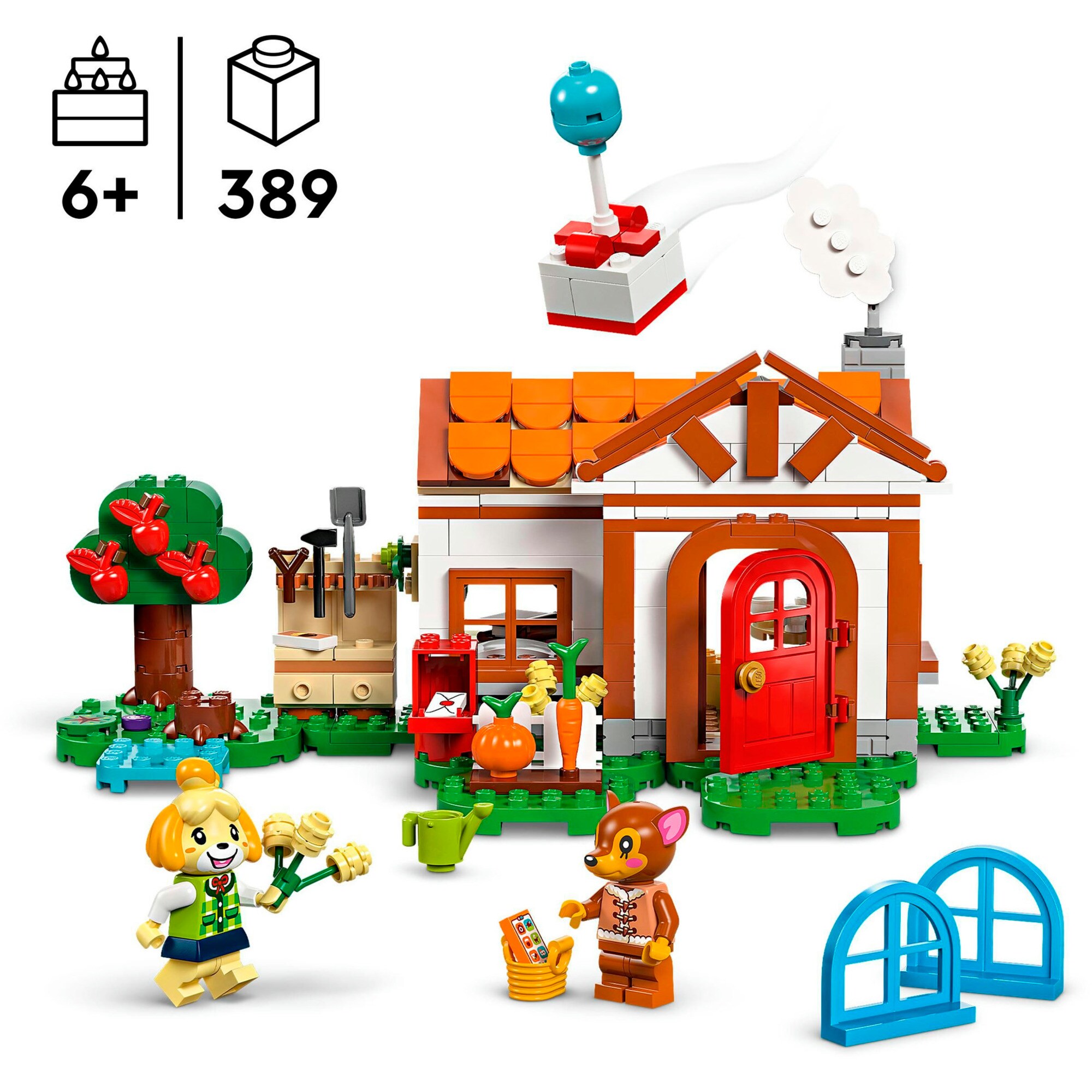 LEGO Konstruktionsspielzeug Animal Crossing Besuch von Melinda