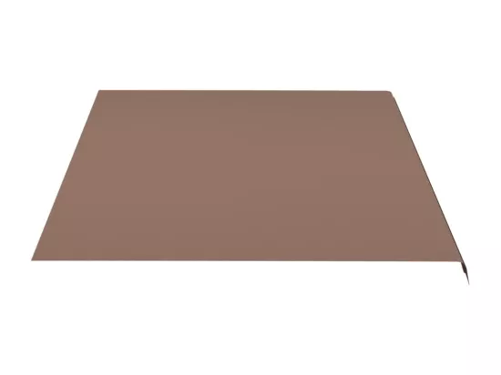 Tissu de remplacement pour auvent Marron 5x3,5 m