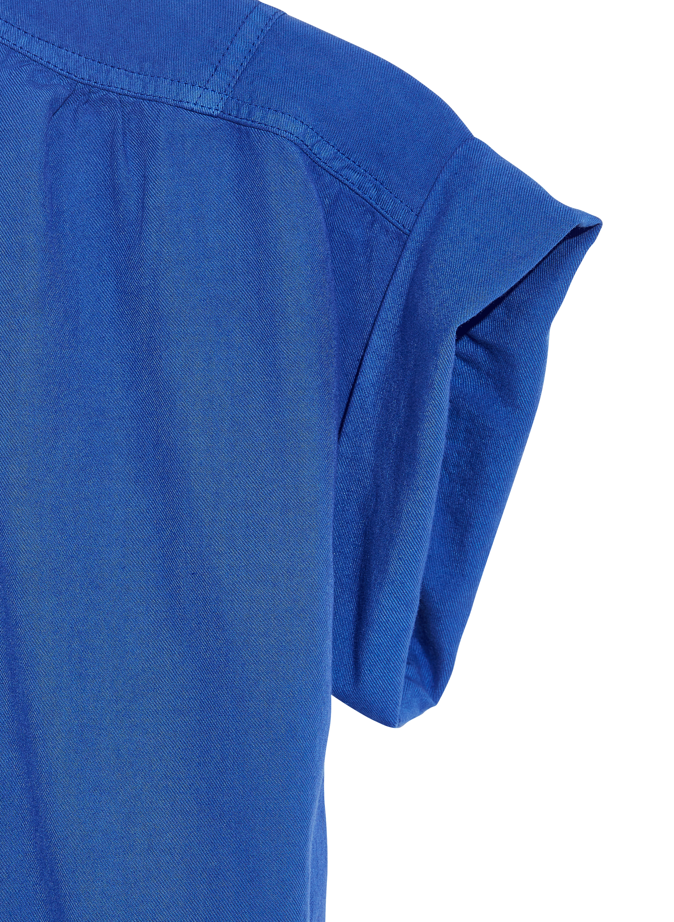 APOLLO - Robe midi col officier| Bleu