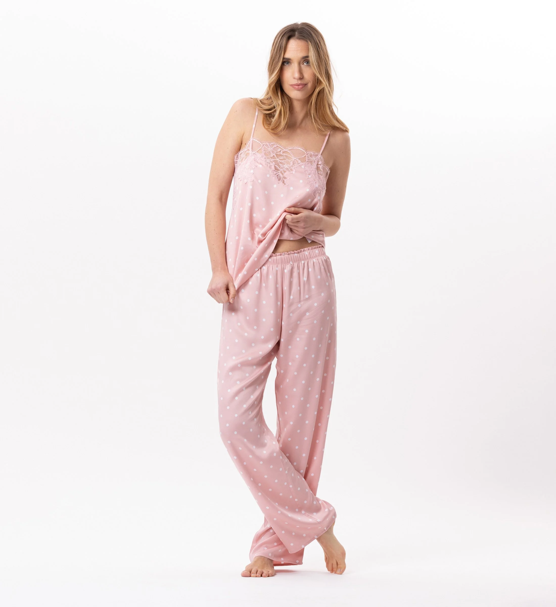 GIOIA 880 - Pantalon en viscose | Rose