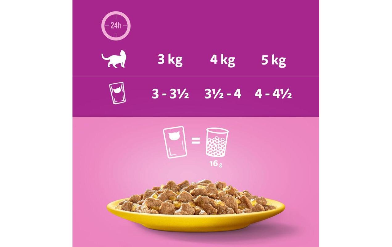 Nassfutter Geflügel in Gelee 11+, 12 x 85gAlleinfuttermittel für ausgewachsene Katzen