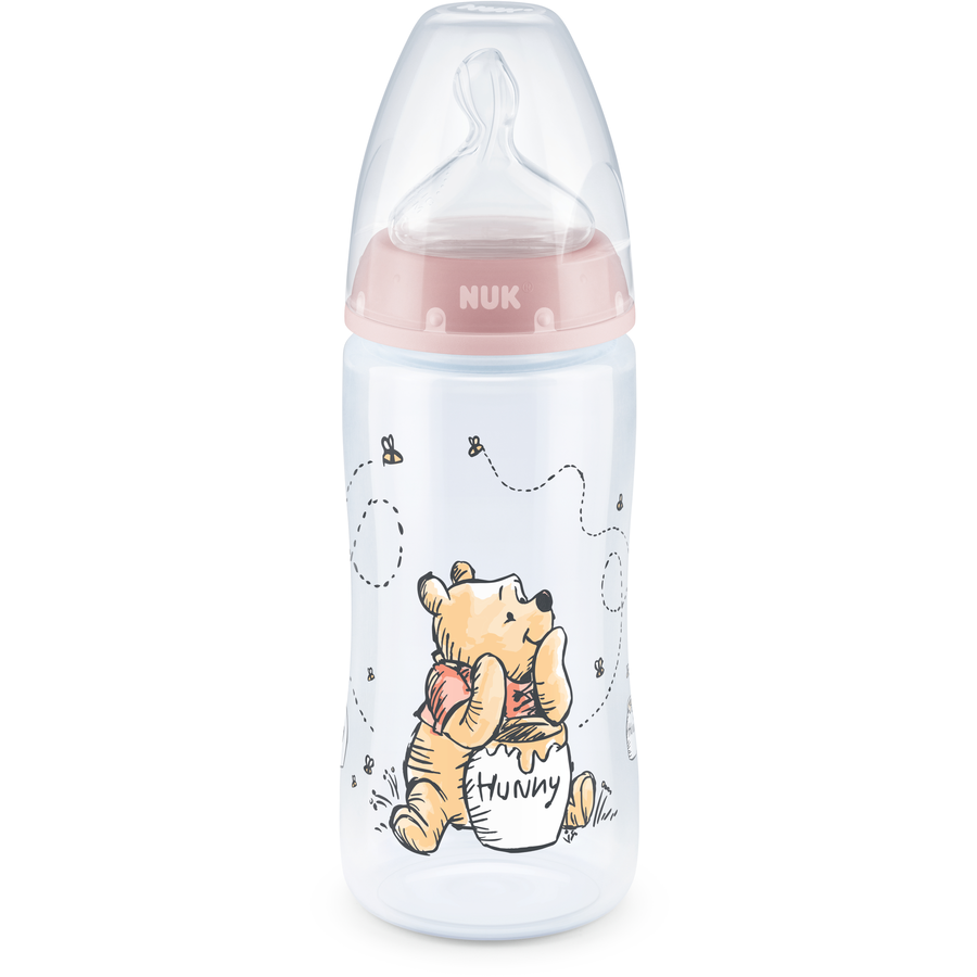 NUK Babyflasche First Choice⁺   Winnie The Pooh 300 ml, in rosa
