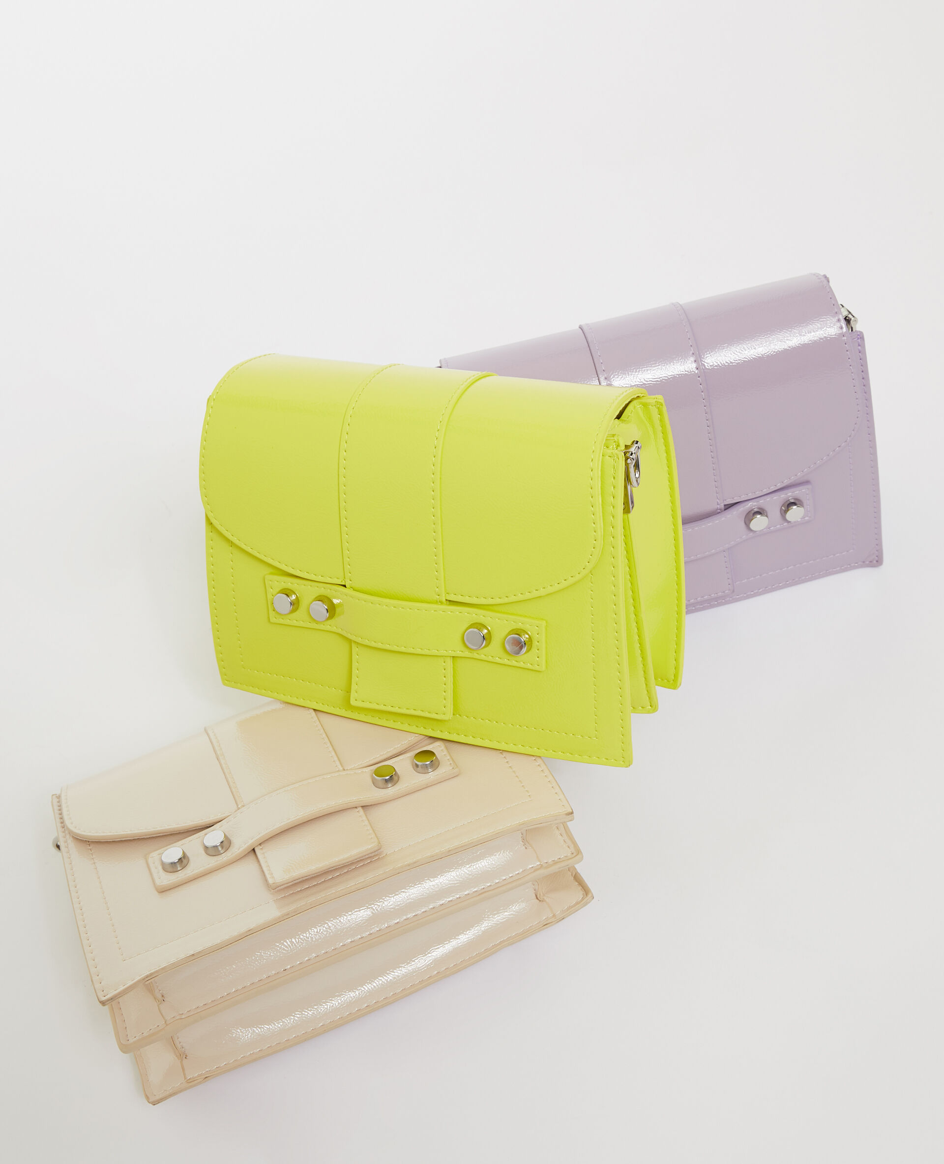 Sac boxy avec clous - Vert anis