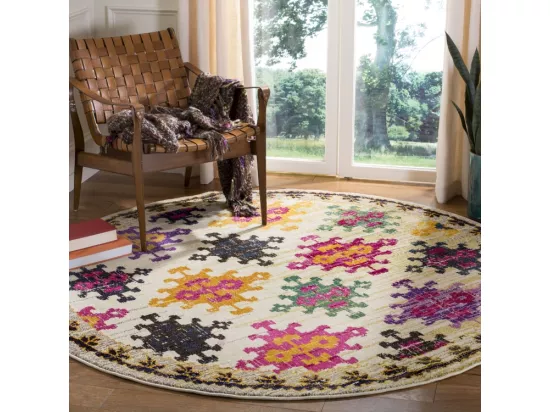 Tapis Ivory & Multi 122 X 122 cm - Lunya