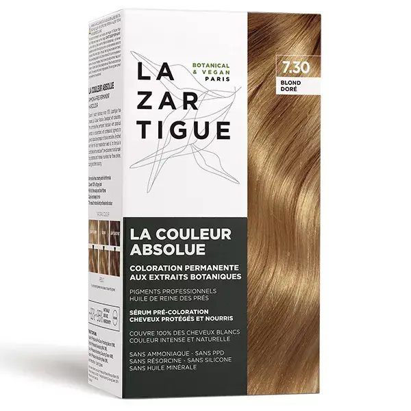 Lazartigue Absolute Color Loiro Dourado Coloração para Cabelo 7.30