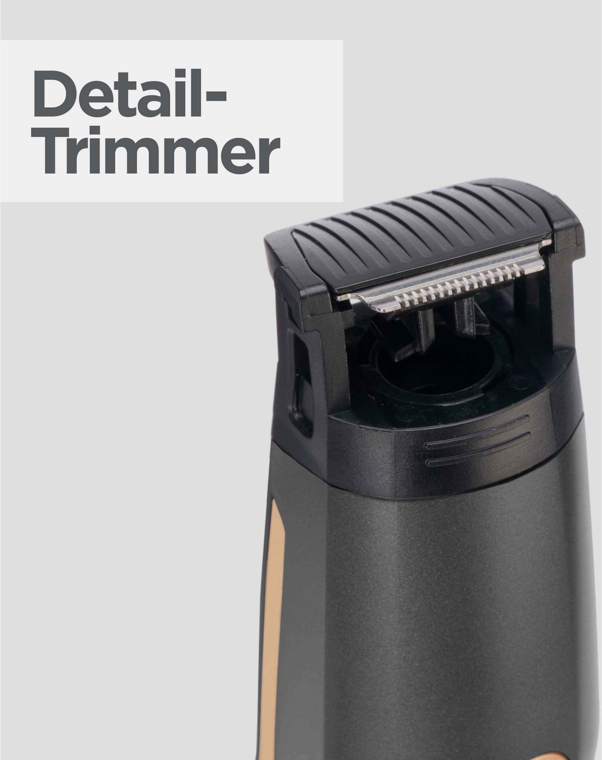 BaByliss Multifunktionstrimmer »Graphite Multi Trimmer MT987E« 5 Aufsätze Langlebige Graphit-Klinge, 12-in-1 Funktionr