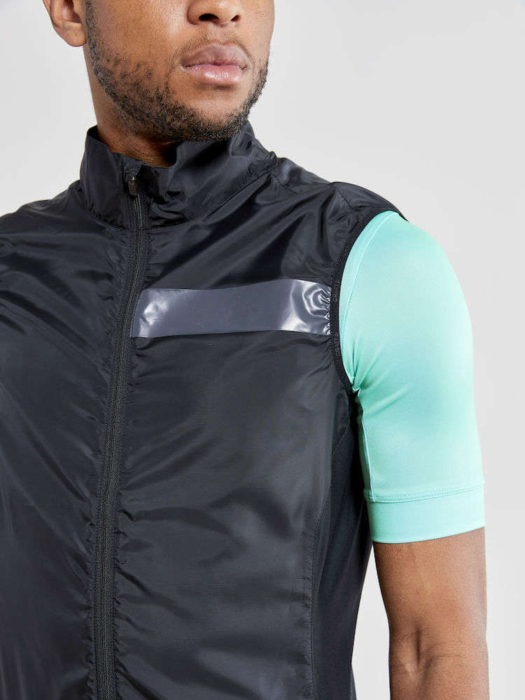 Craft Essence Light Windvest Zwart Heren