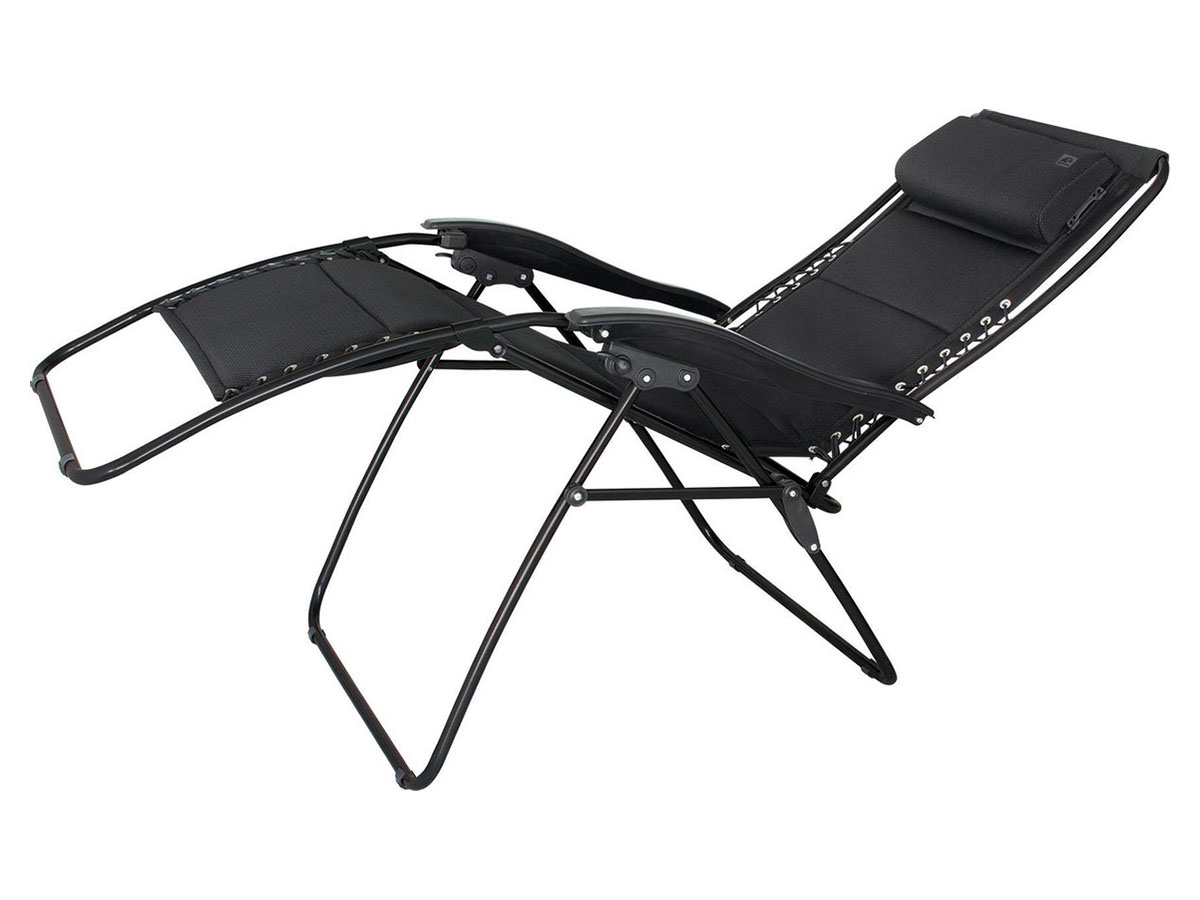 Eurotrail Tarente 3D mesh relaxstoel - Black