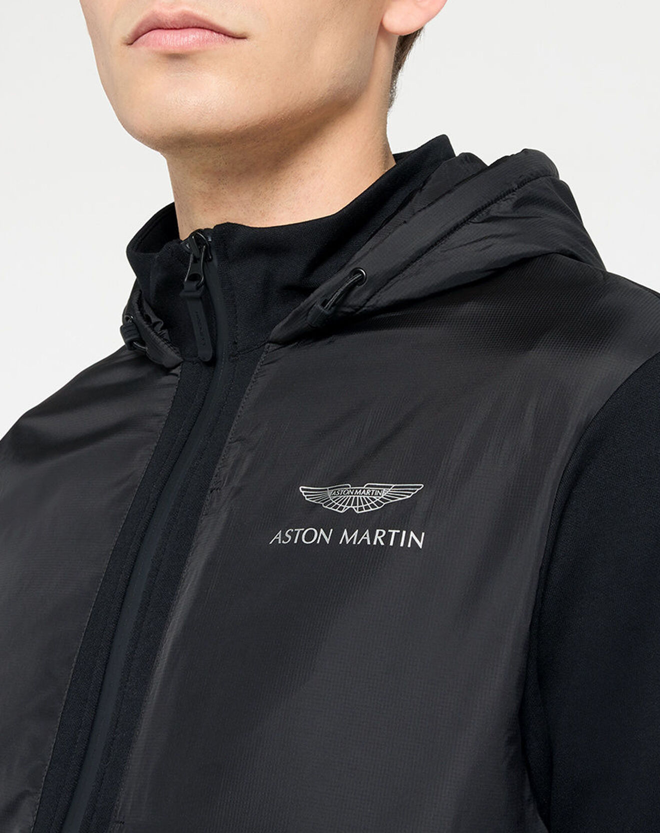 Hackett London Blouson à capuche Media Aston Martin Racing noir