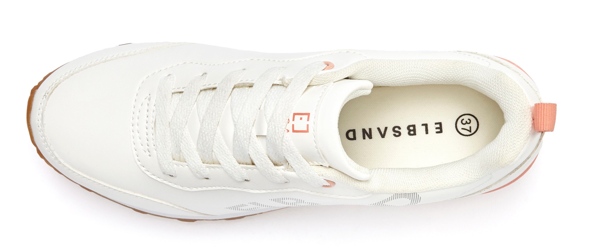 Elbsand Sneaker in weiß/lachs