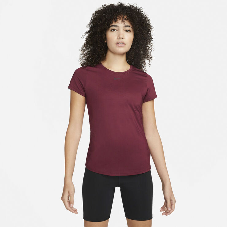Nike Dri Fit One Slim Fit Traenings T Shirt Rød
