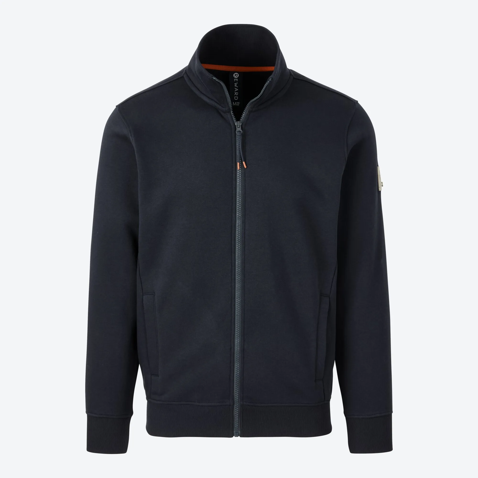 Herren-Sweatjacke mit Stehkragen