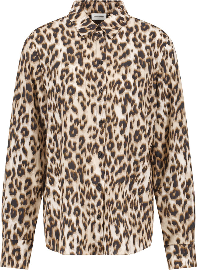 Gerry Weber BLOUSE 1/1 SLEEVE Sesame/camel/schwarz leo print