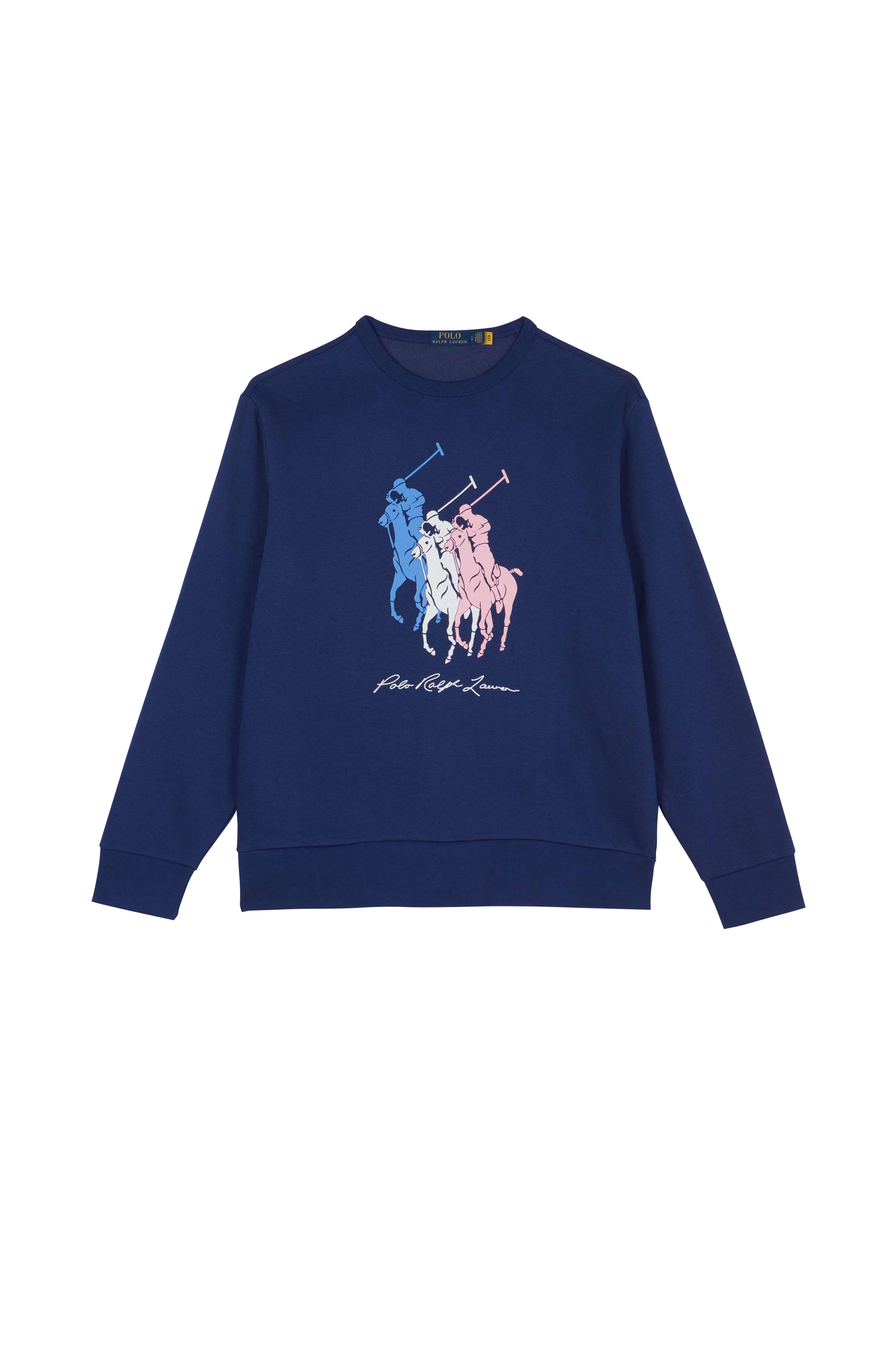 POLO RALPH LAUREN Sweat Big Pony Fleece Sweatshirt Bleu