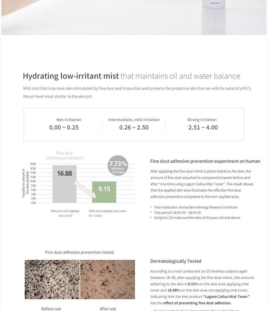 LAGOM - Cellus Mist Toner