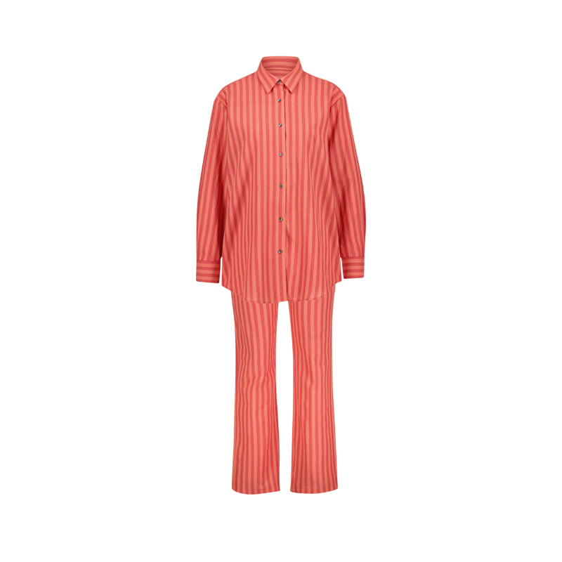 Pyjamahose gestreift Pink