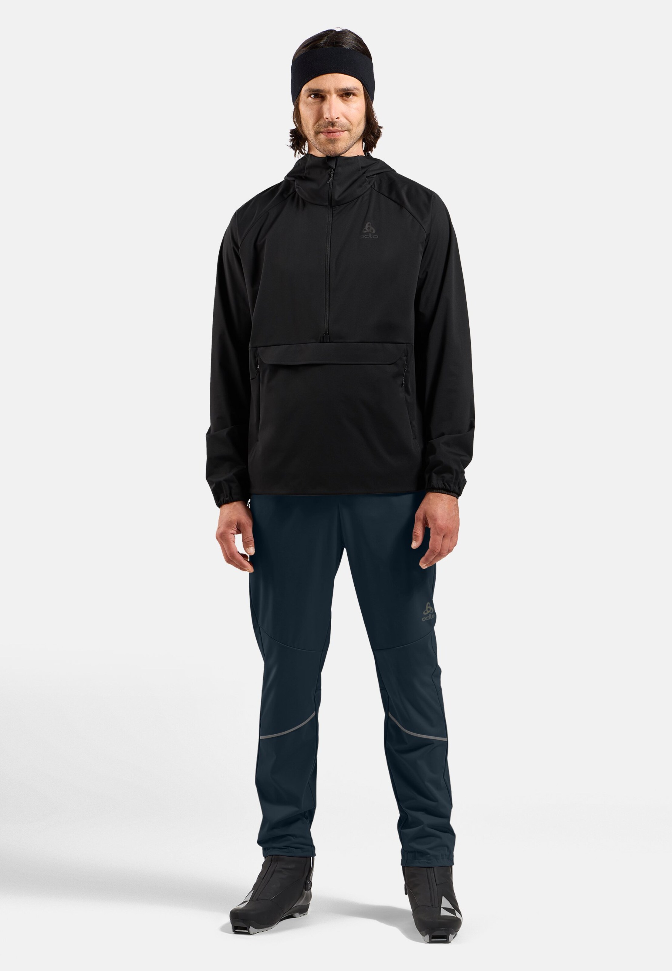Winddichte Zeroweight Pro Warm Langlaufhose in dark sapphire