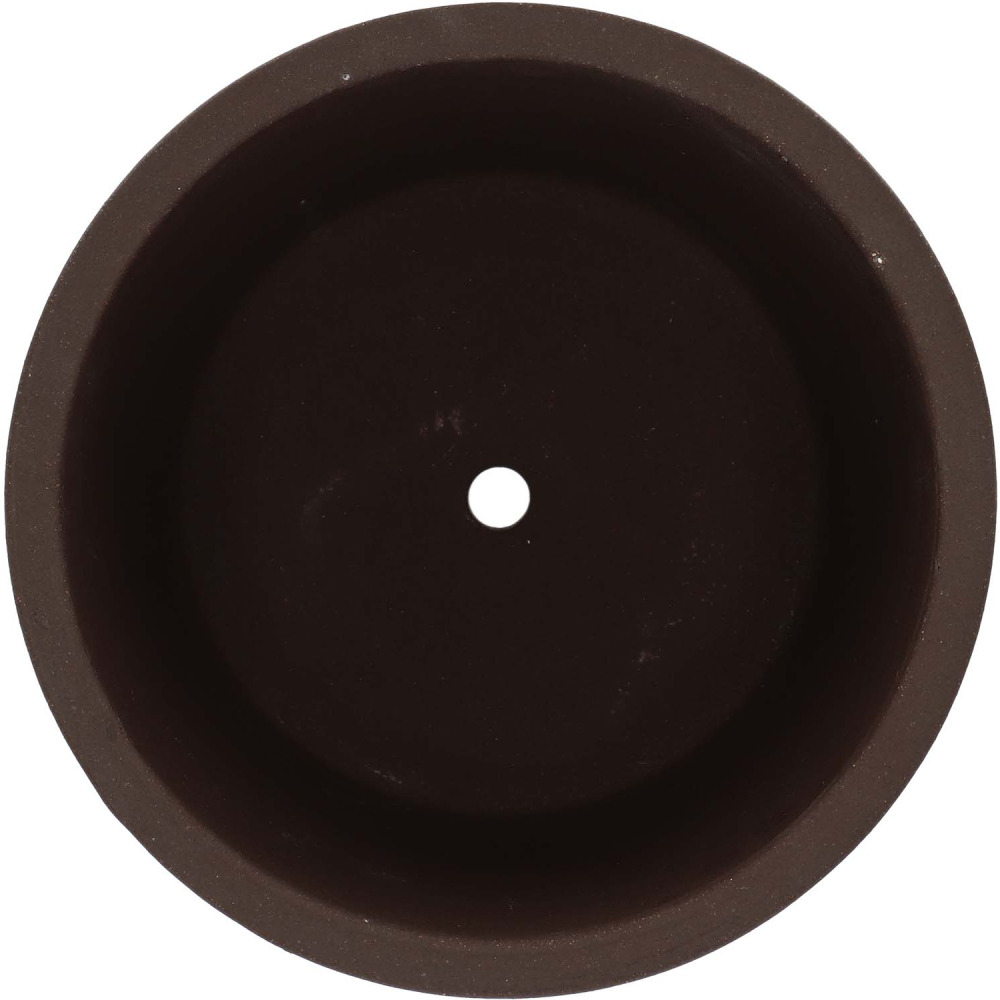 Pot de fleur en terre cuite non verni marron 23 cm