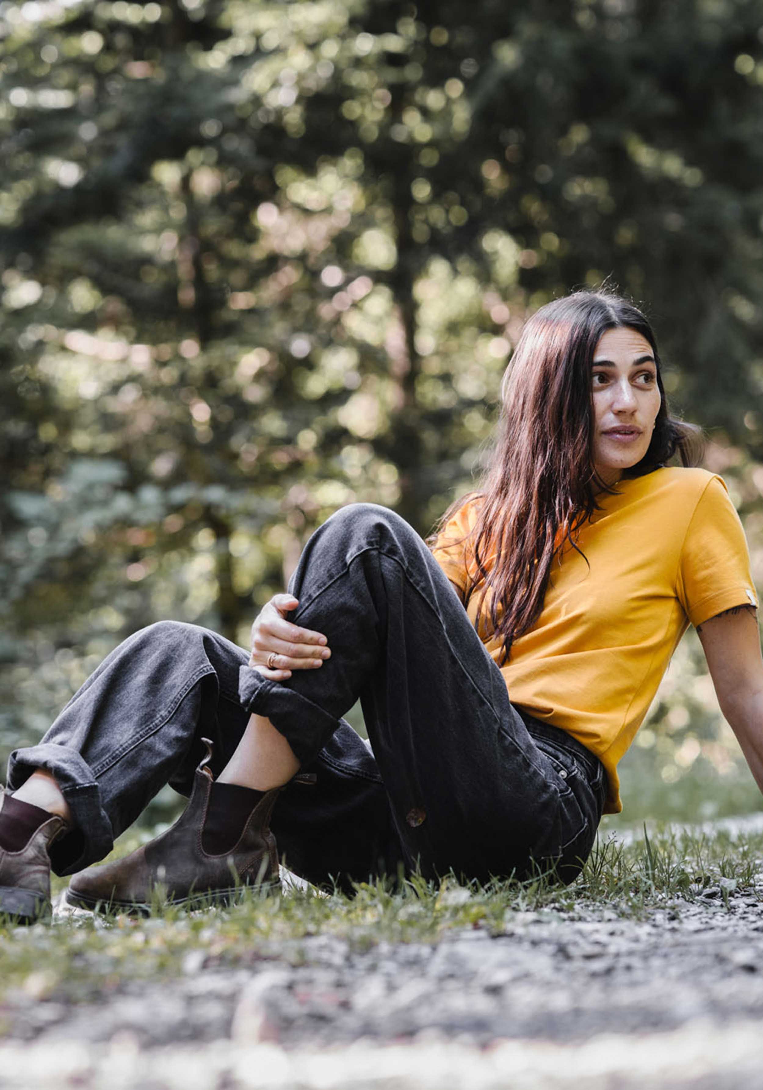 WE ARE ZRCL Damen T-Shirt Luisa Basic Amber