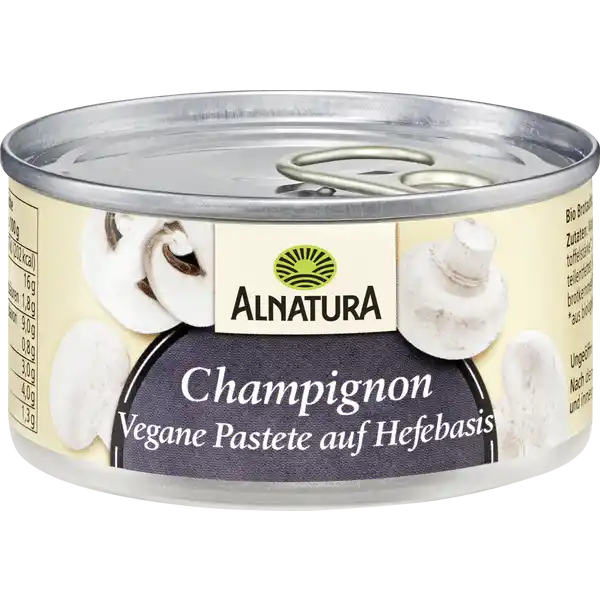 Bio Champignon Vegane Pastete auf Hefebasis