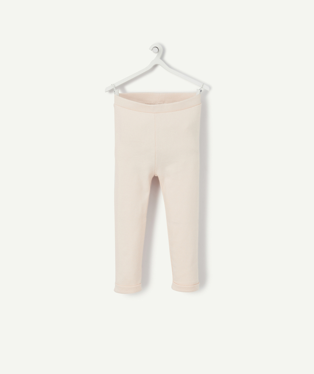 LE LEGGING ROSE PÂLE EN COTON BIOLOGIQUE