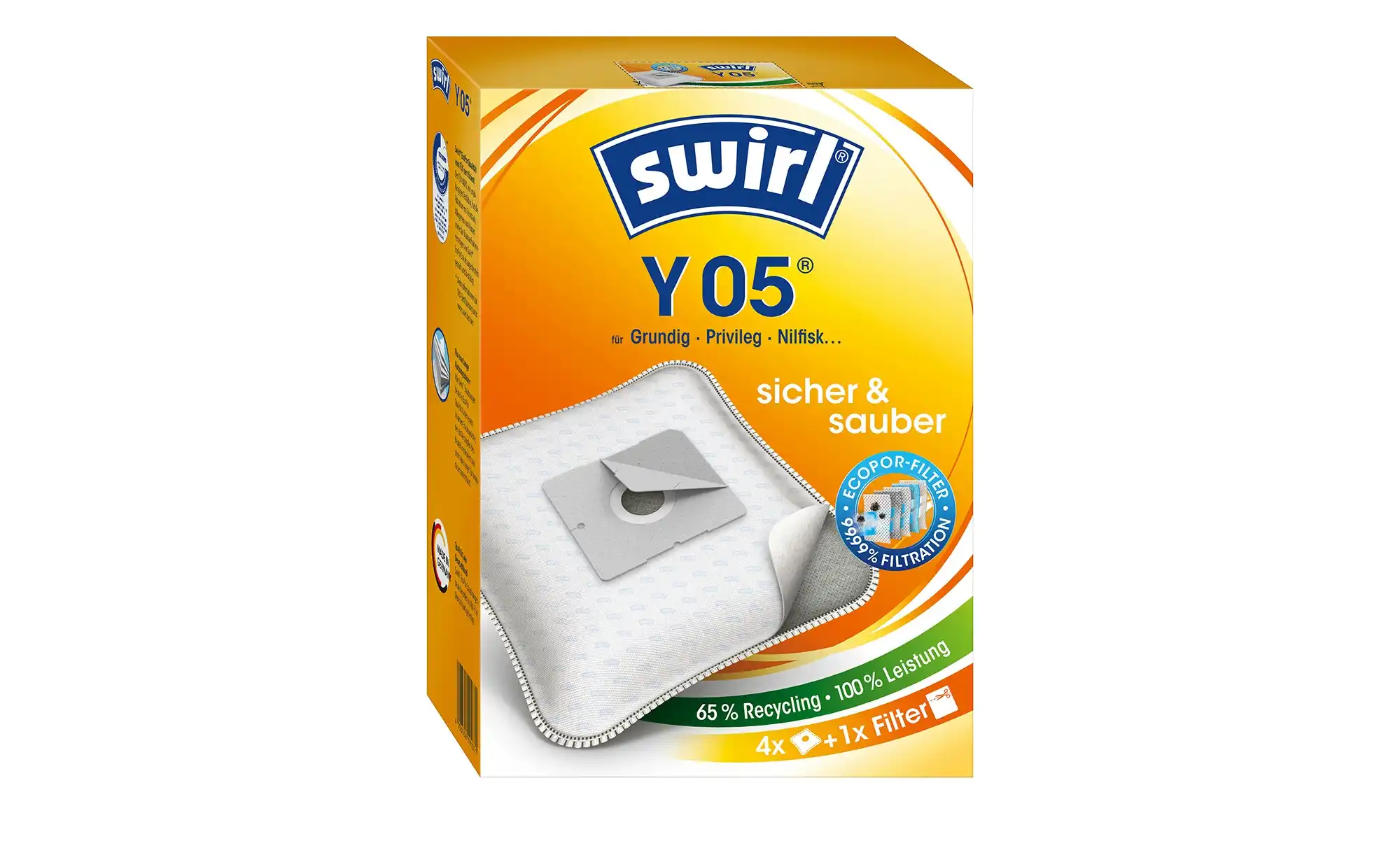 SWIRL Staubsaugertüte Y 05 MicroPor® PLUS AirSpace®