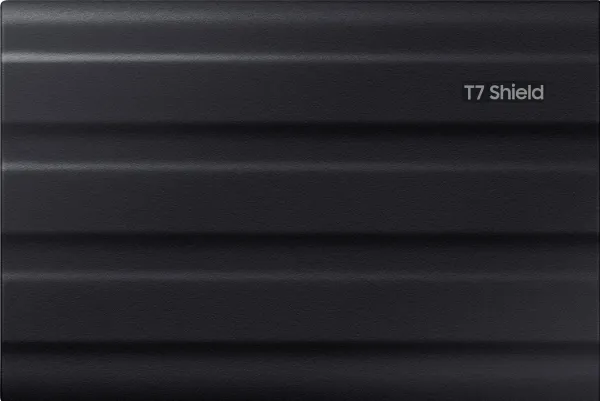 Samsung T7 Shield MU-PE4T0S - SSD - krypteret - 4 TB - ekstern (bærbar) - USB 3.2 Gen 2 (USB-C stikforbindelse) - 256-bit AES - sort