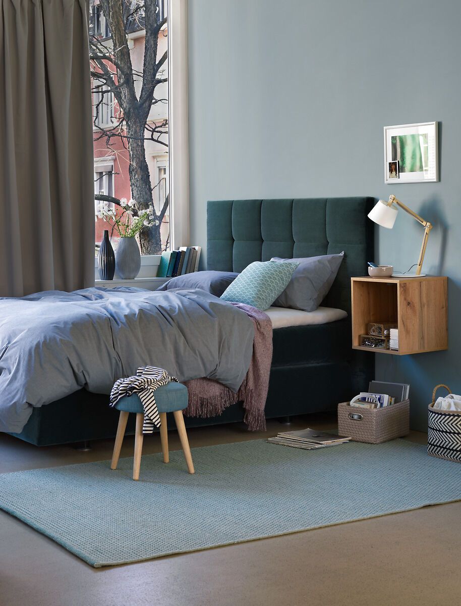 CARA Bett - Buche weiss / B: 160.0 cm x T: 200.0 cm