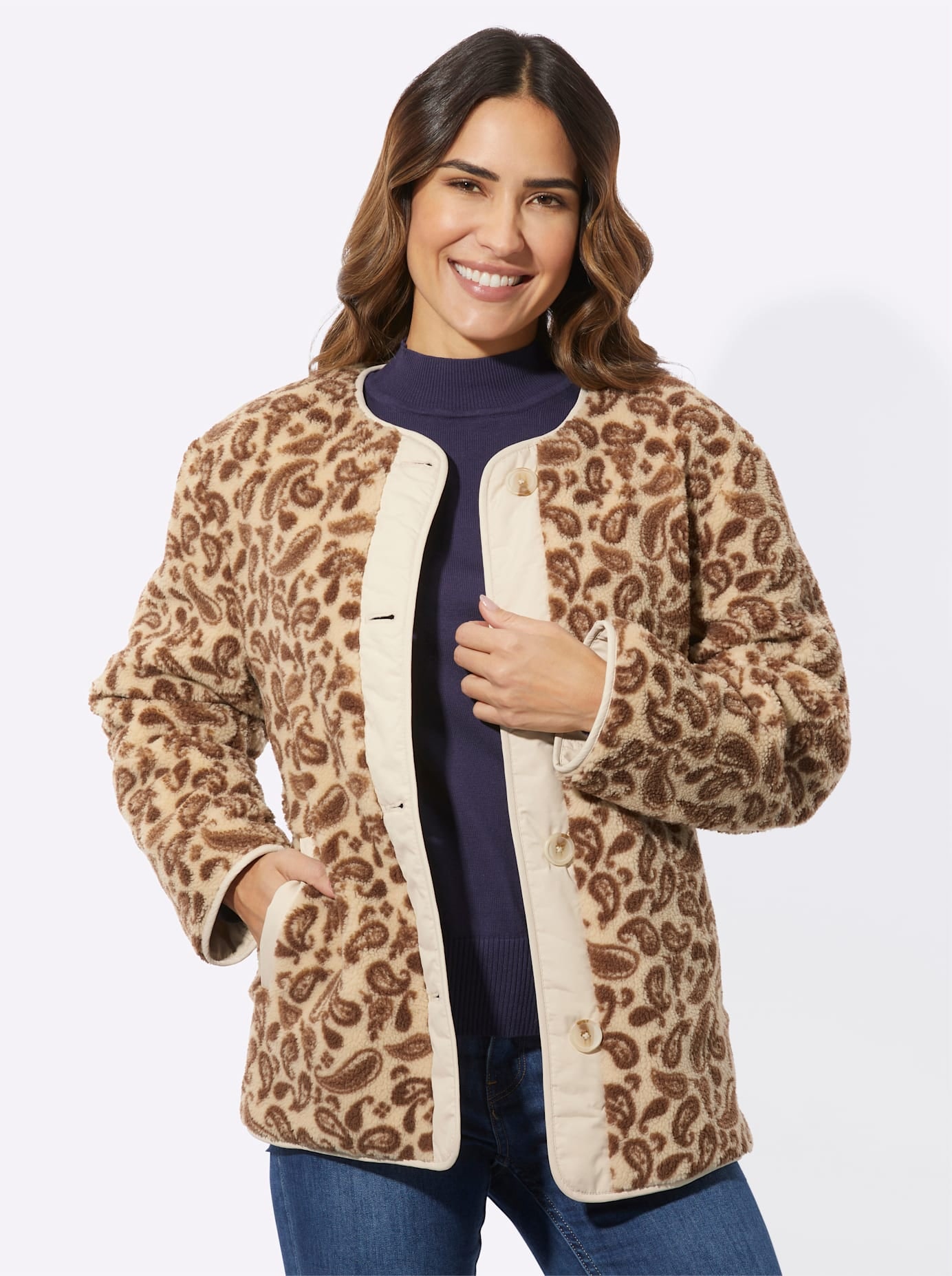 Classic Basics Wendejacke ohne Kapuze