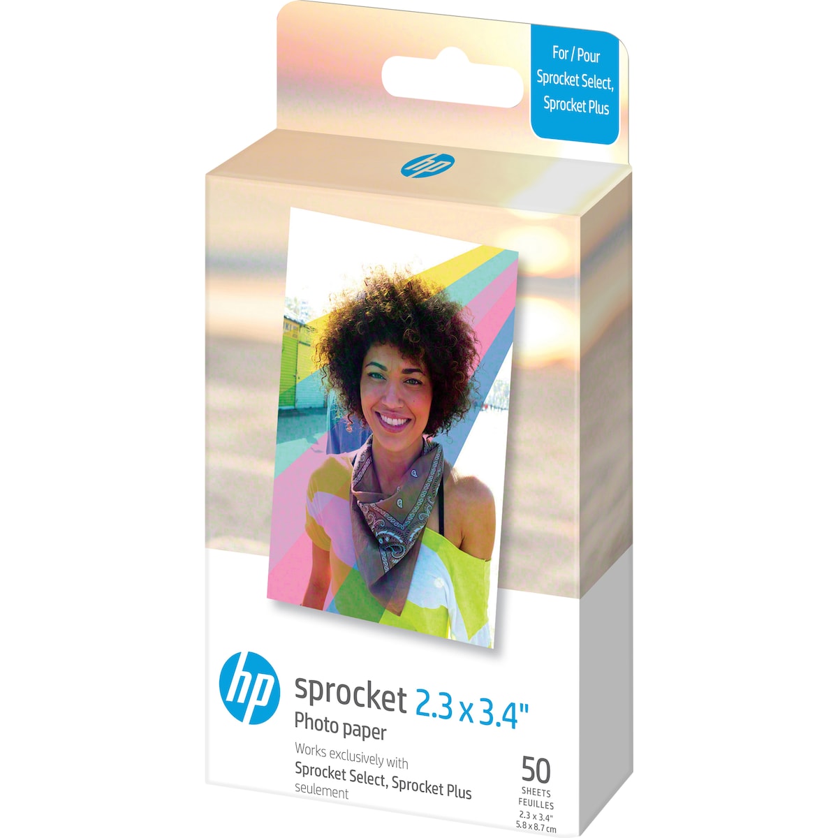 HP Paper Sprocket Select 2x3,4 polaroidfilm (50-pakning)